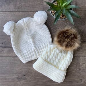 {NEW - Set of 2} Infant Beanies (6-12M)